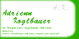 adrienn koglbauer business card